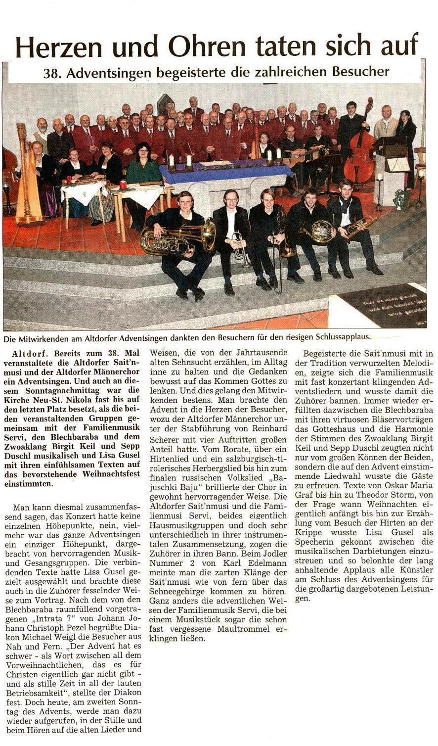 Adventsingen 2011